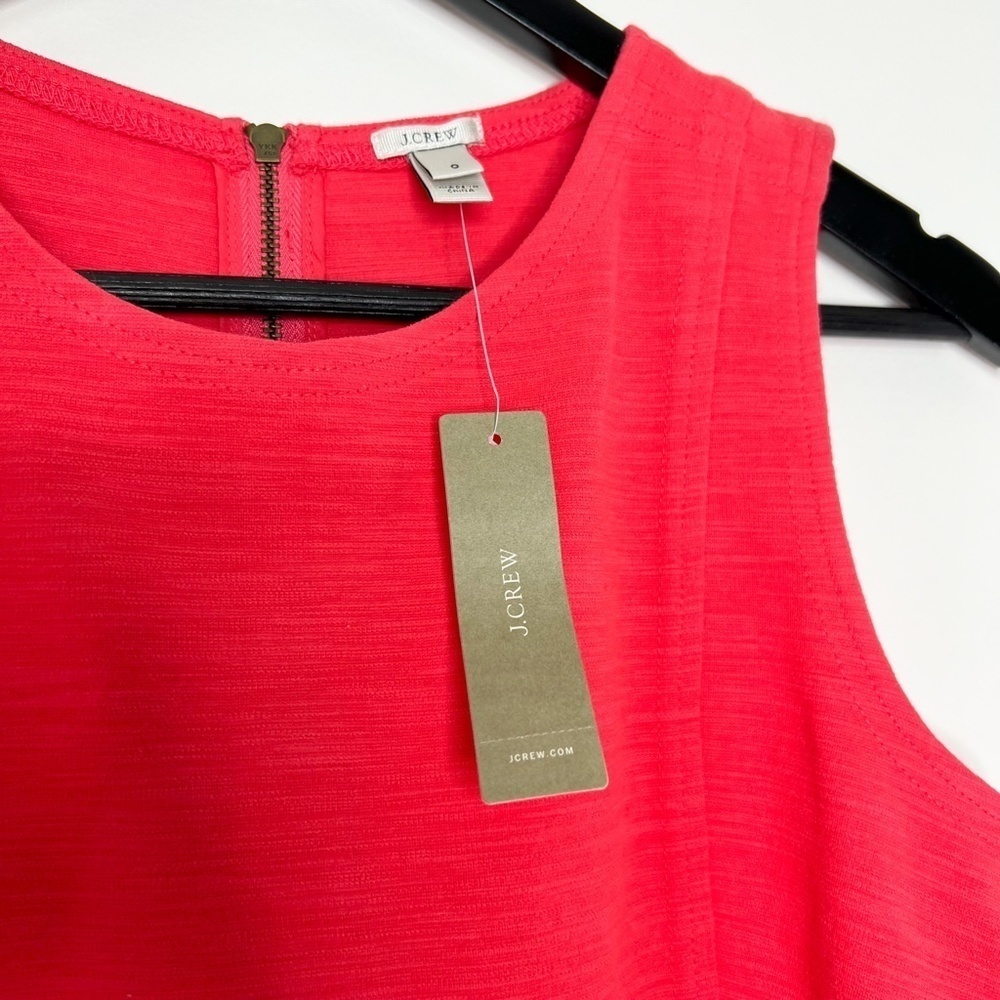 J. Crew Dress Princess Cut Dress Spandex Knit Pink Sleeveless - Picture 3 of 5